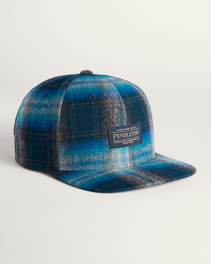 BOBBY RUIZ X PENDLETON PLAID FLAT BRIM HAT